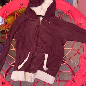 Aritzia zip up sweater